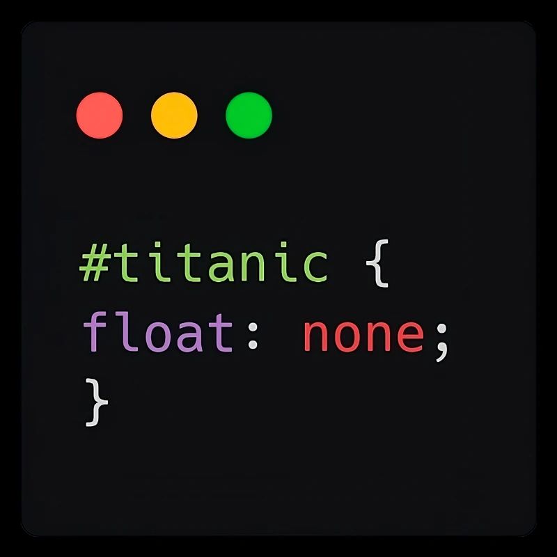 The Titanic does not Float
