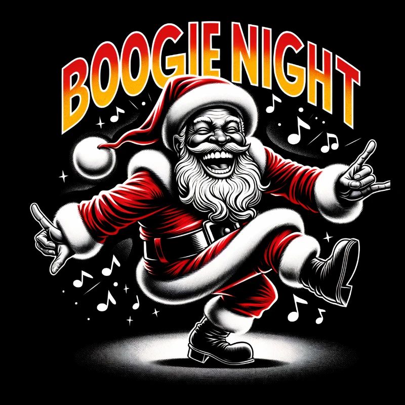 Tanzender Weihnachtsmann Boogie