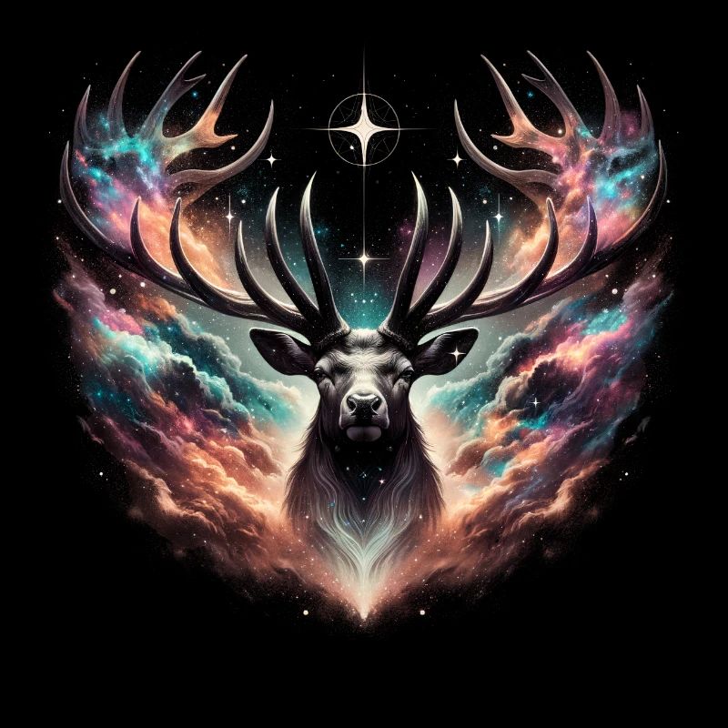 Kosmisches Geweih – Sternennacht