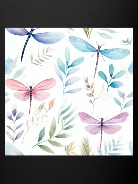 Libellule à l’aquarelle