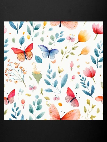 Papillons à l’aquarelle