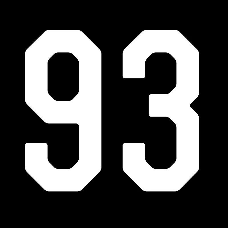 93 number