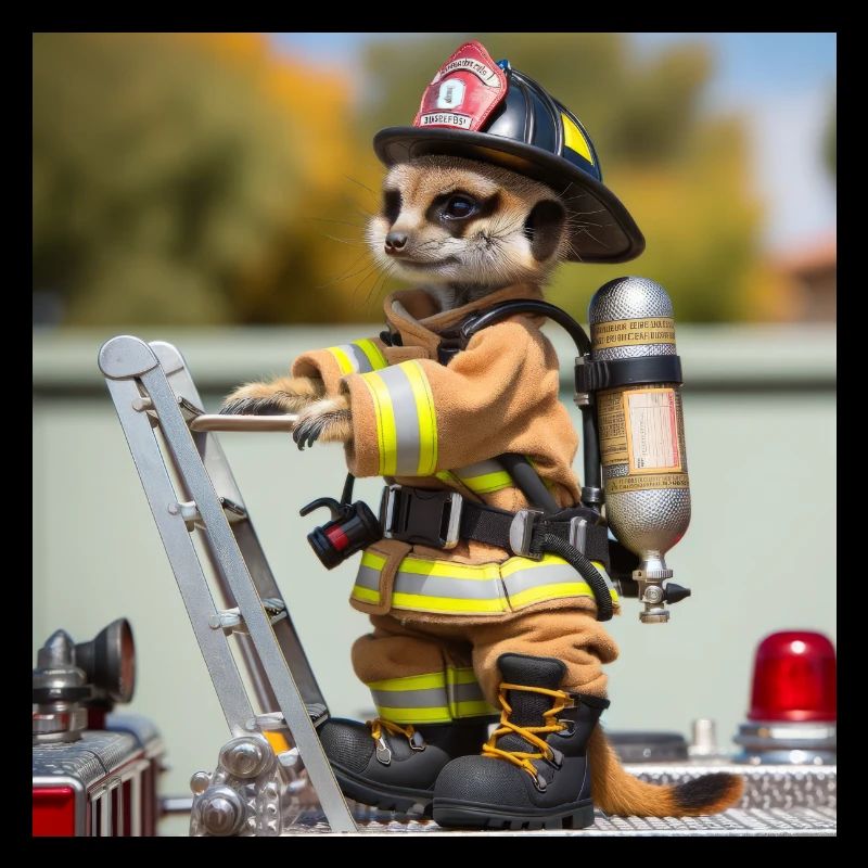 Erdmännchen als Firefighter