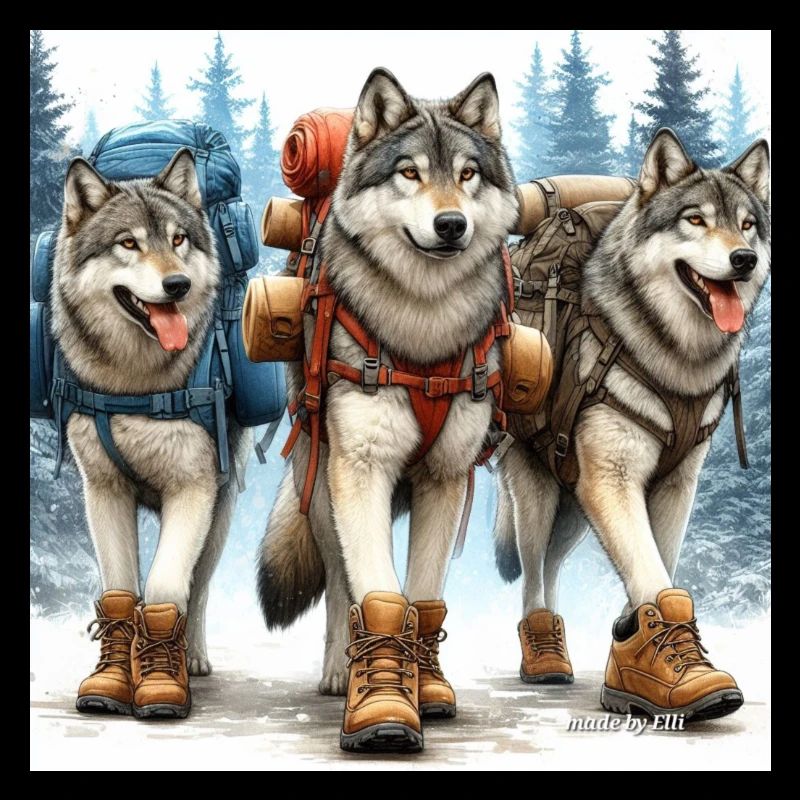 Wanderwölfe oder muss der Wolf wandern ?