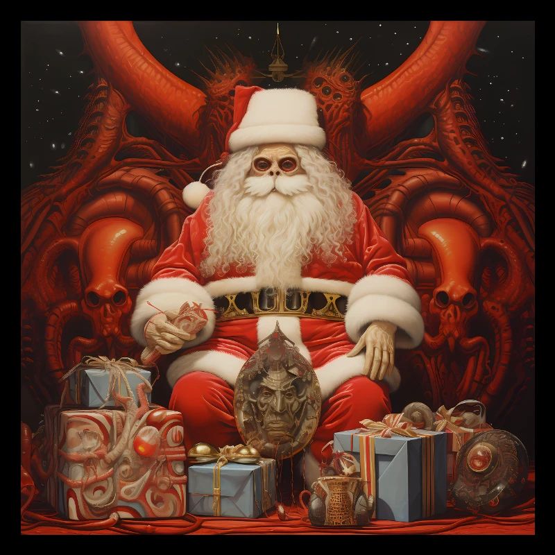 Düsterer Weihnachtsmann