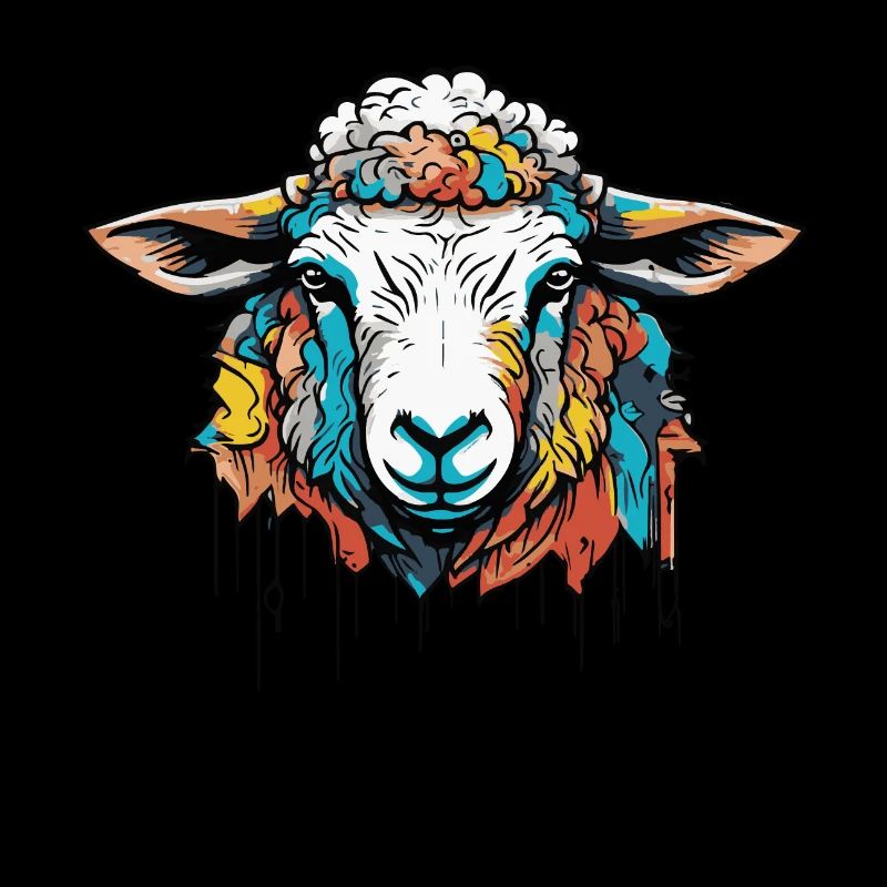 buntes Schaf Schäfer