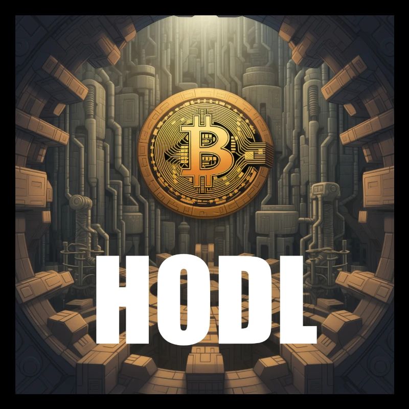 Hodl Bitcoin Krypto Blockchain Design