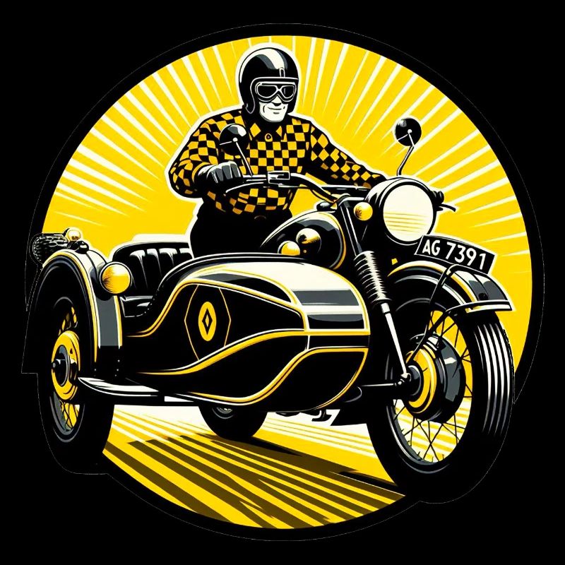 Gespannfahrer in der Sonne