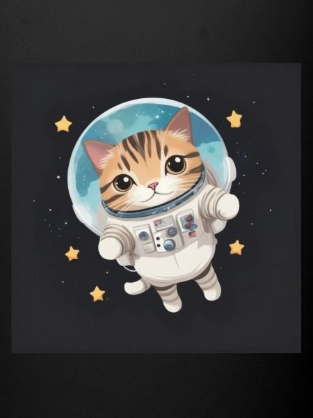 Chat dans l’espace