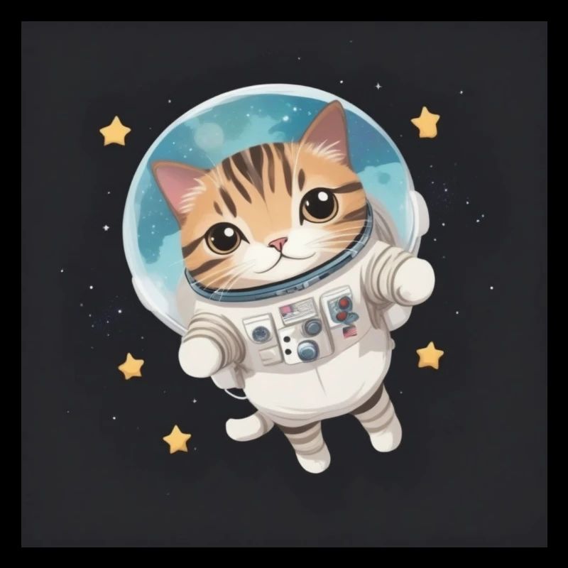 Chat dans l’espace