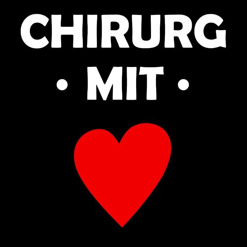 Chirurg mit Herz - Arzt - Doktor