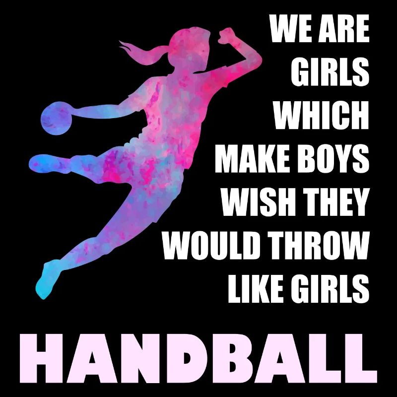 Frauen und Mädchen Handball Geschenkidee