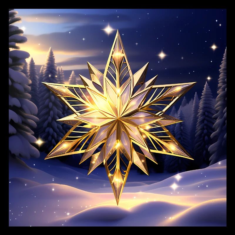 Belle étoile de Noël