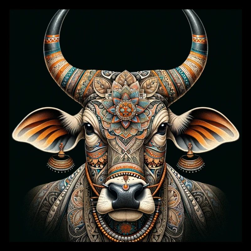 Indian style cow