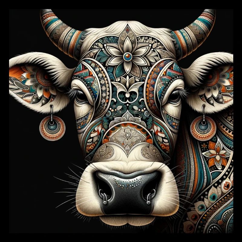 Vache à l’indienne