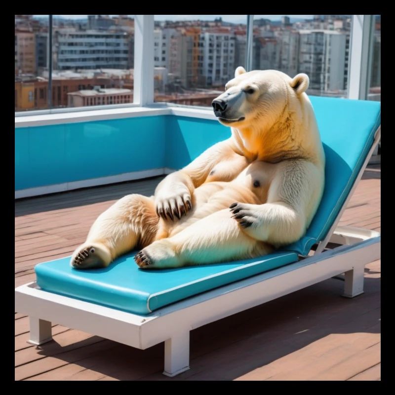 Eisbär ohne Stress