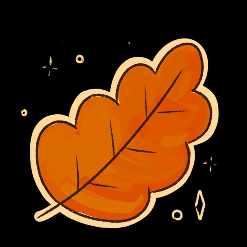 Herbstzauberblatt