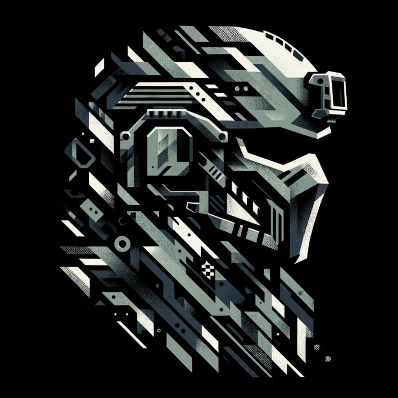 Monochrome Mech Warrior