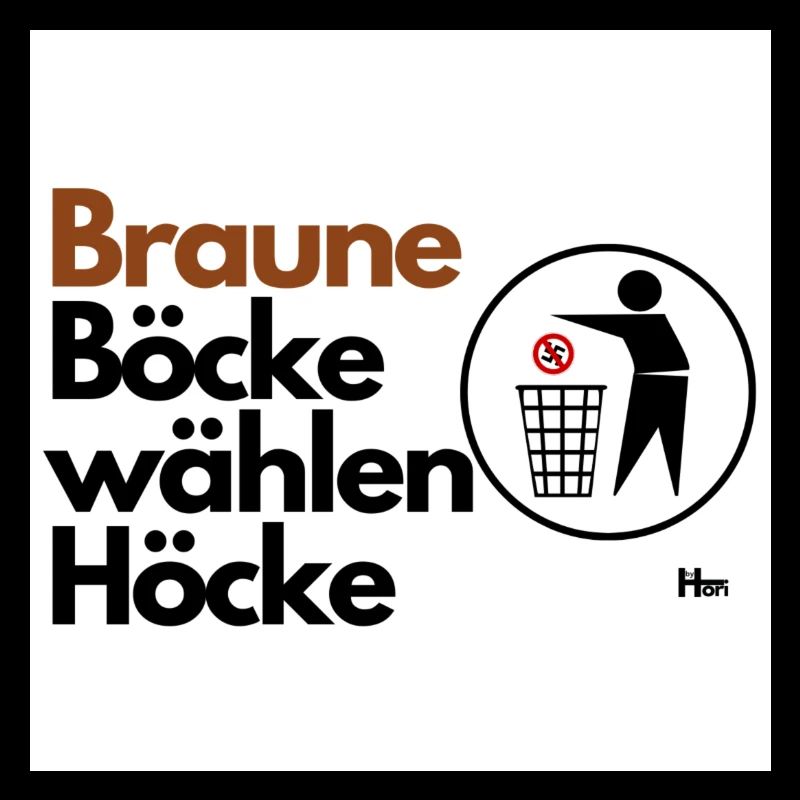 Braune Böcke wählen Höcke