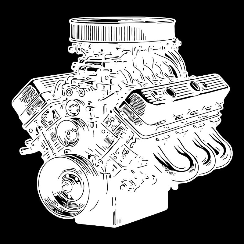 Mechanic Fan Engine Block Cylinder Displacement Engine