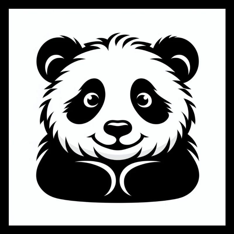 Ours panda joyeux