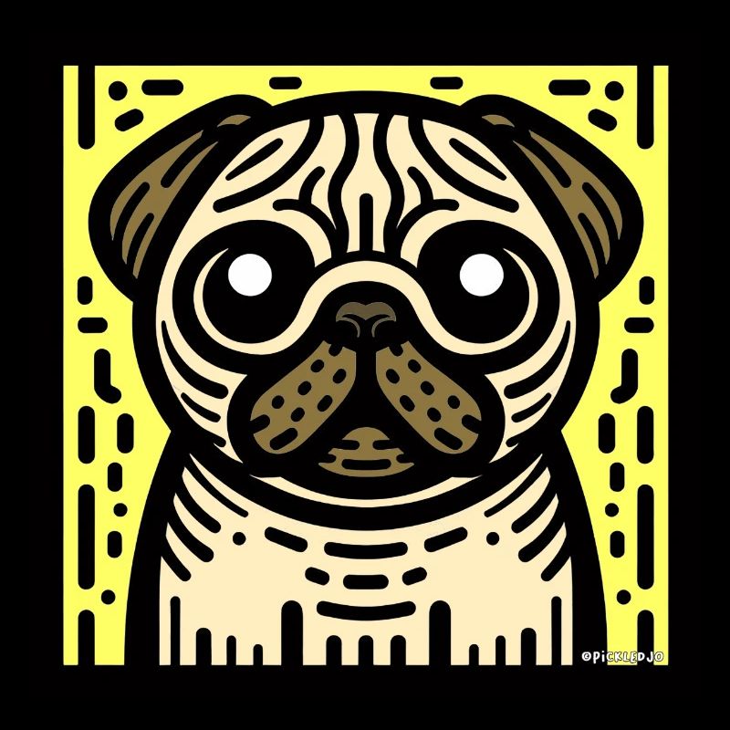 Mops Pop Art