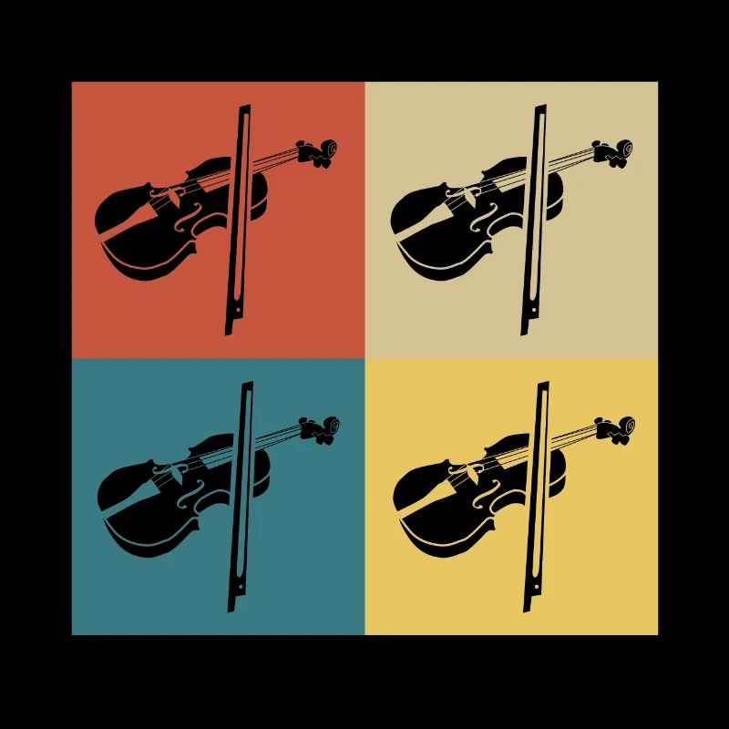 violon vintage rétro