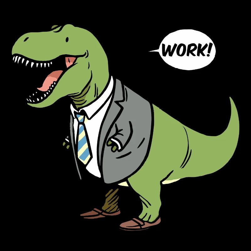 Travail de bureau T-Rex Dino Dinosaur Costume