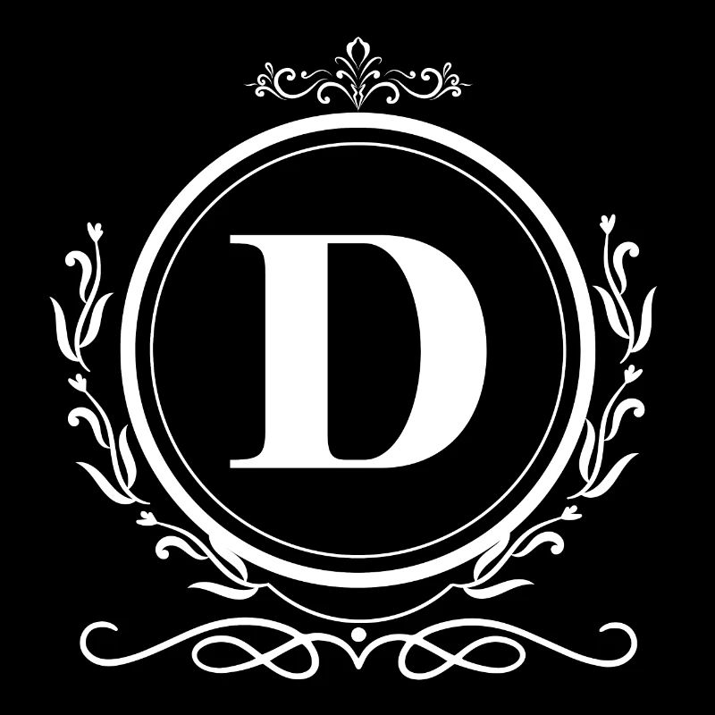 Letter D Decoration