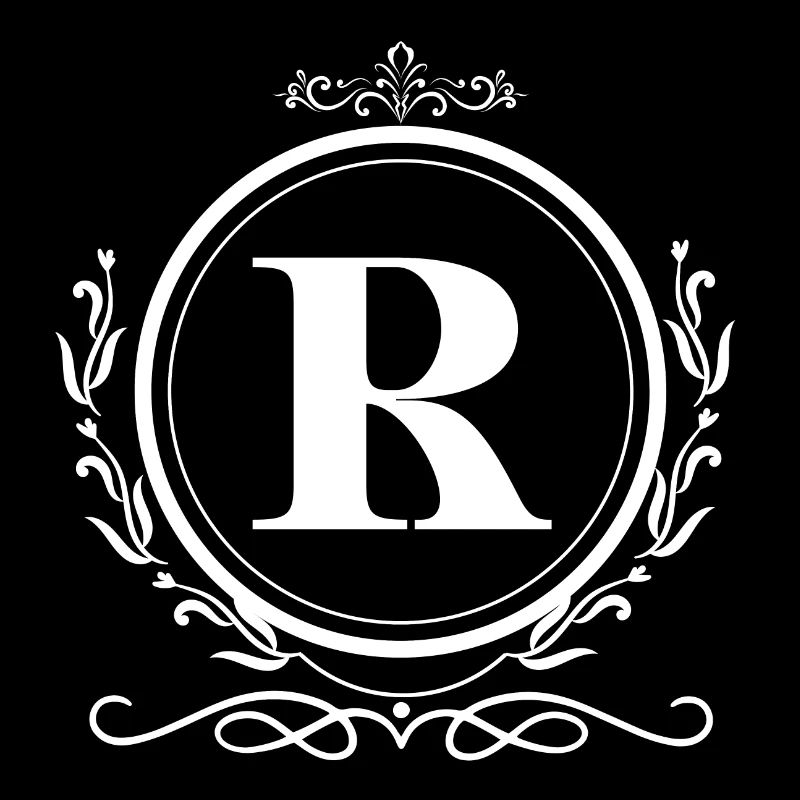 Buchstabe R Dekoration