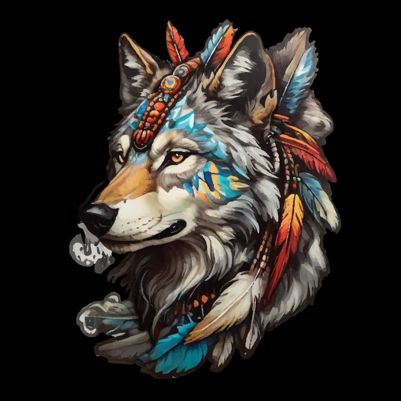 Wolf Indianer