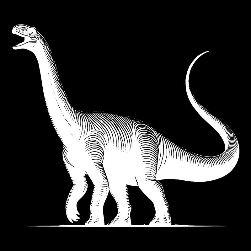 Dino géant Diplodocus dinosaure sauropode