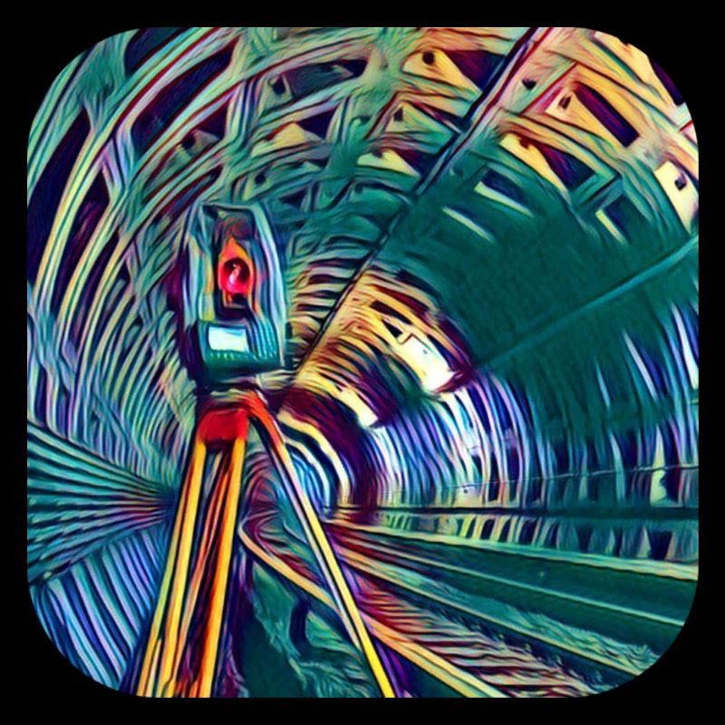 Tunnel surveyor rounded