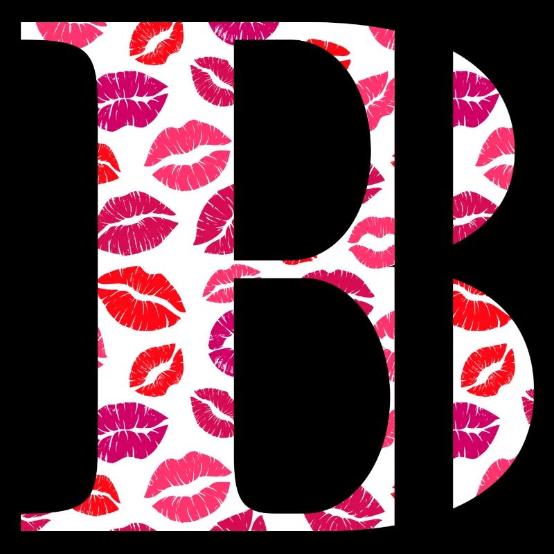 Lettre b bisous