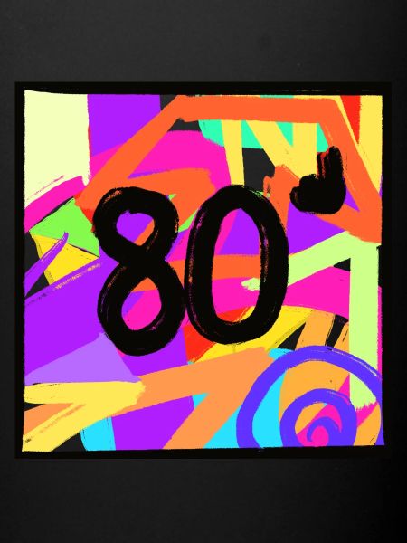 Style rétro design 80