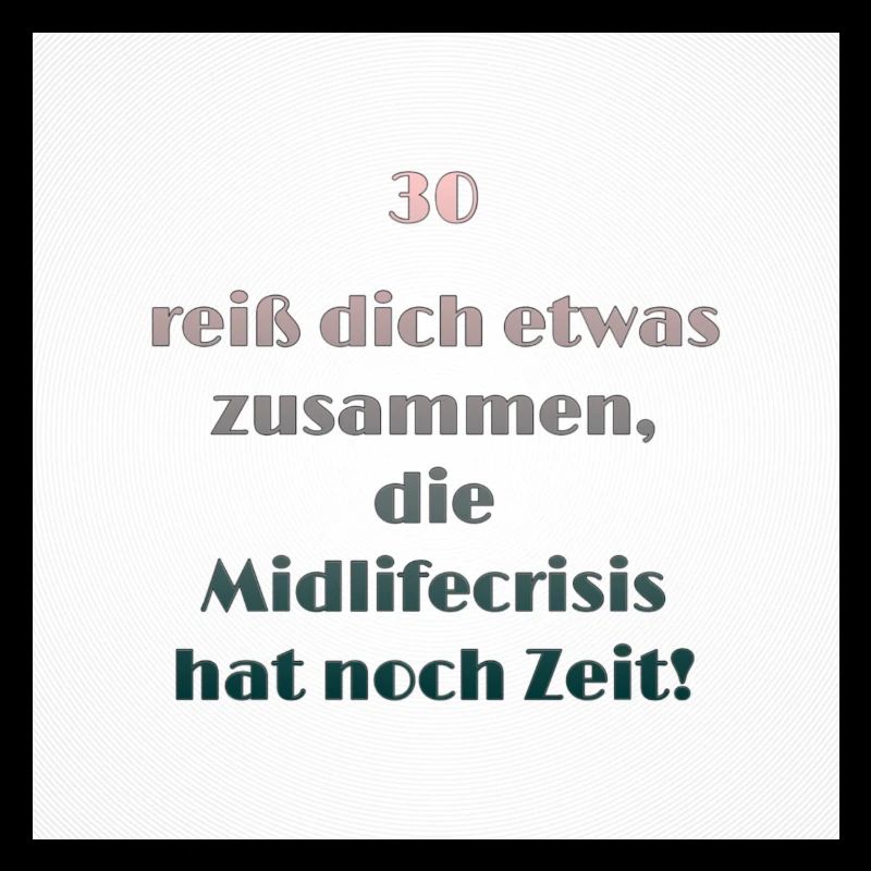 Conception du 30e anniversaire