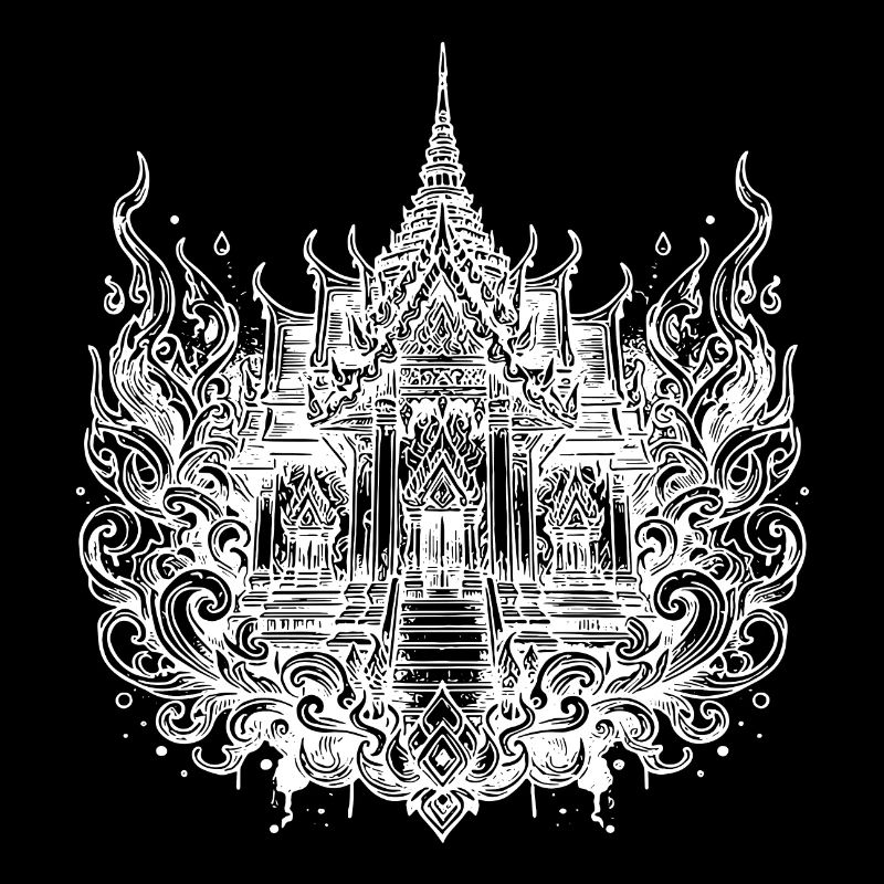 Temple classique de la Thaïlande