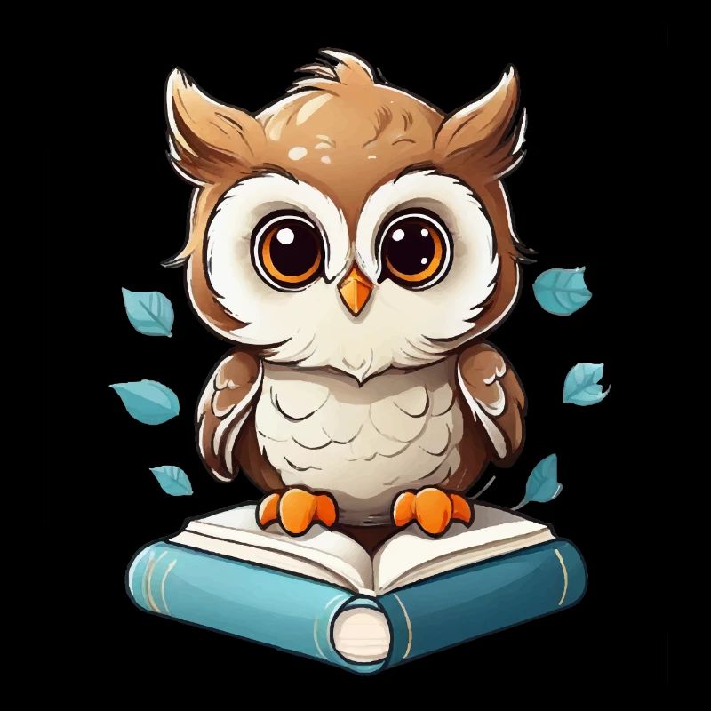 Owl Reading Books