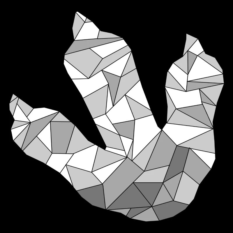 DINOSAURIERDRUCKE geometrisch