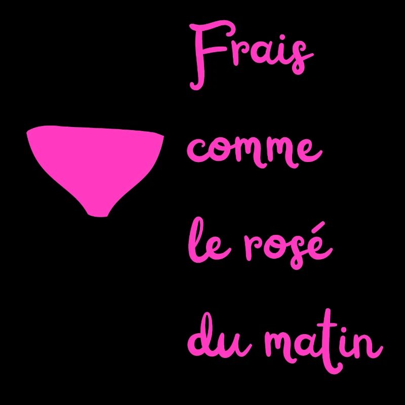 frais comme le rosé du matin
