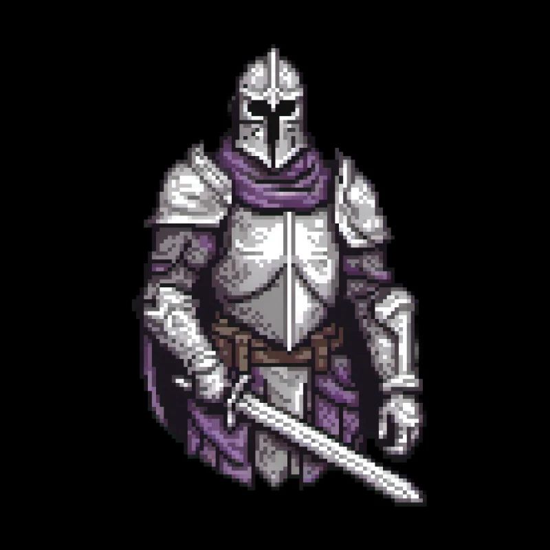 Vaillance du paladin pixel