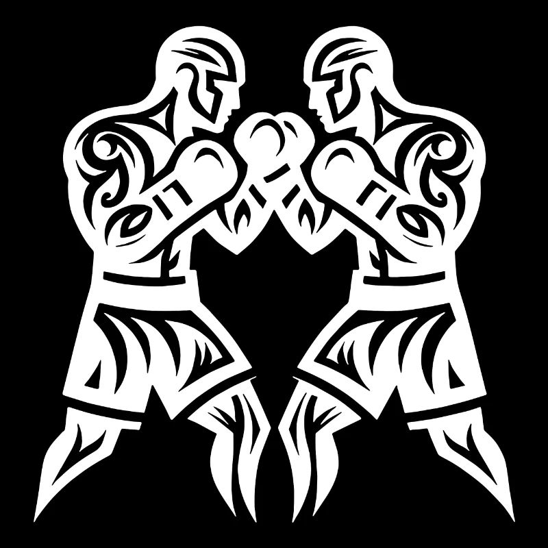 Fist Boxer Tattoo Fighter Sparring Style