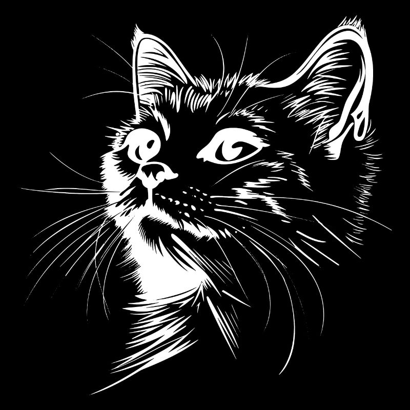 Chat, Motif De Chat, Visage De Chat