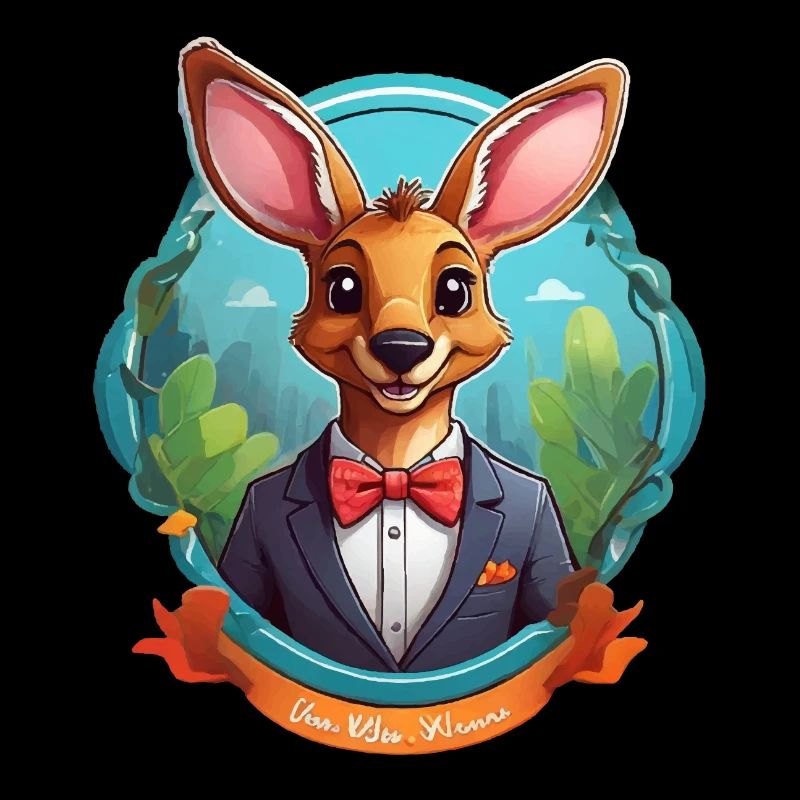 Funny Comic Kangaroo