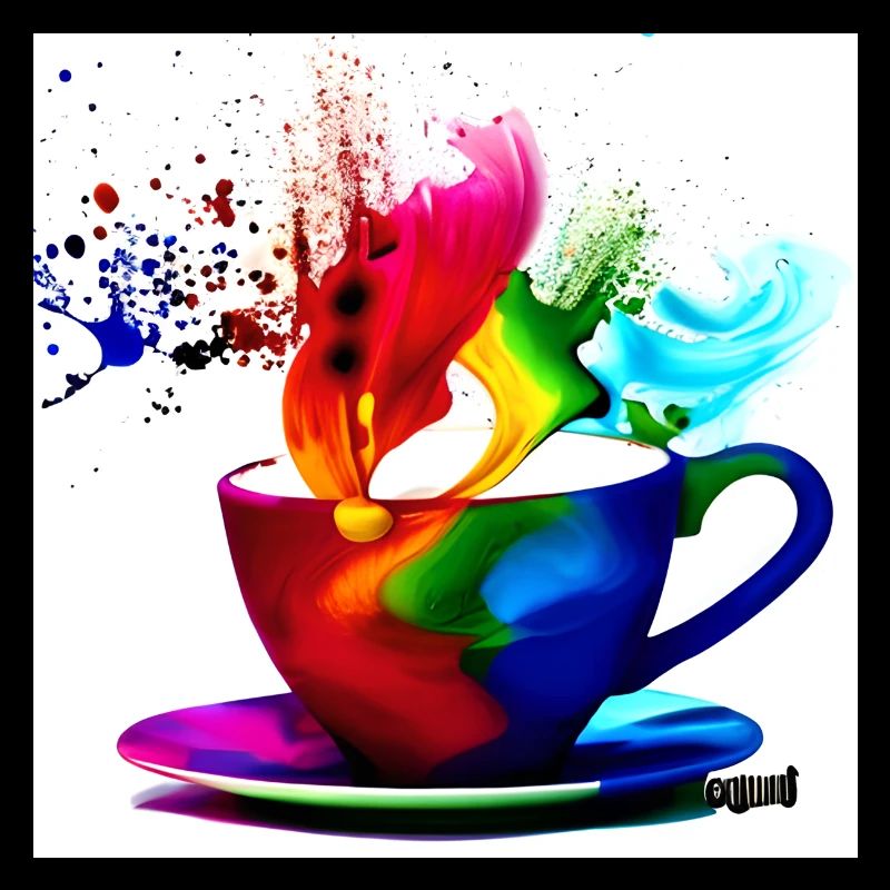Kaffeetassen bunt 3