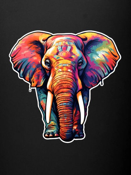 Éléphant psychédélique