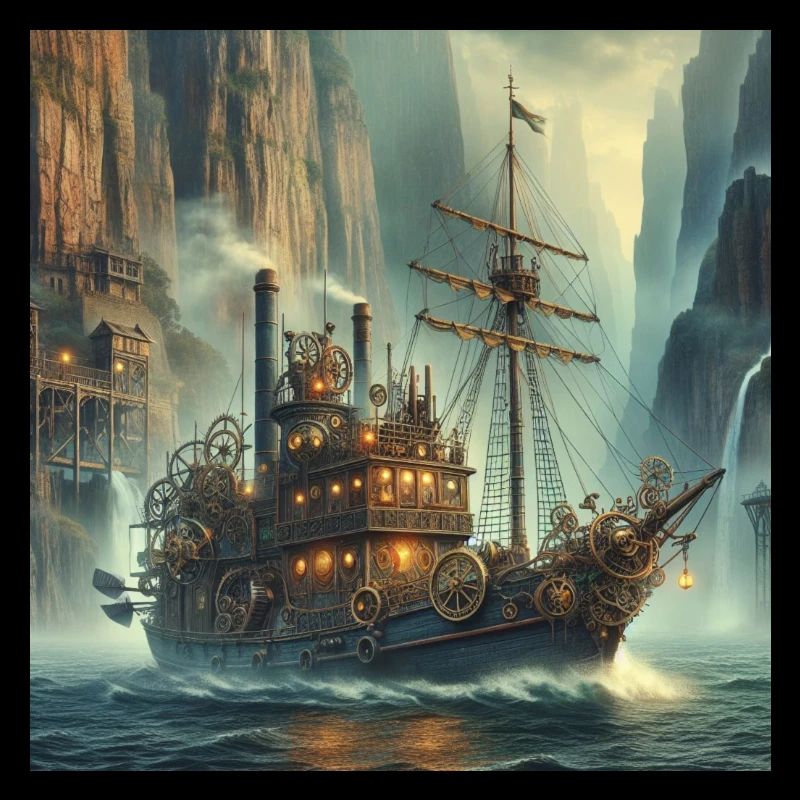 Steampunk Boat