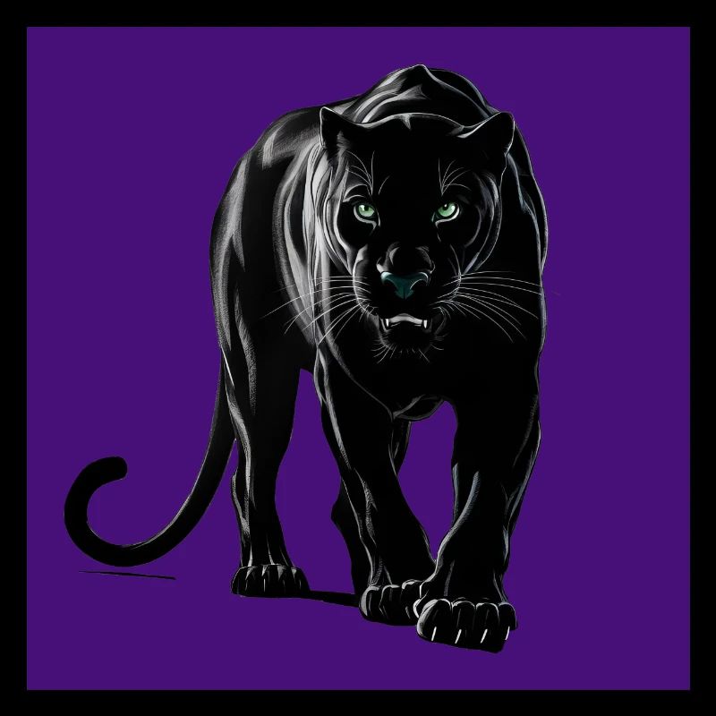 une panthère noire