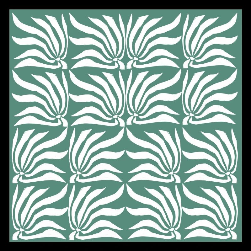 Motif de fleurs géométriques