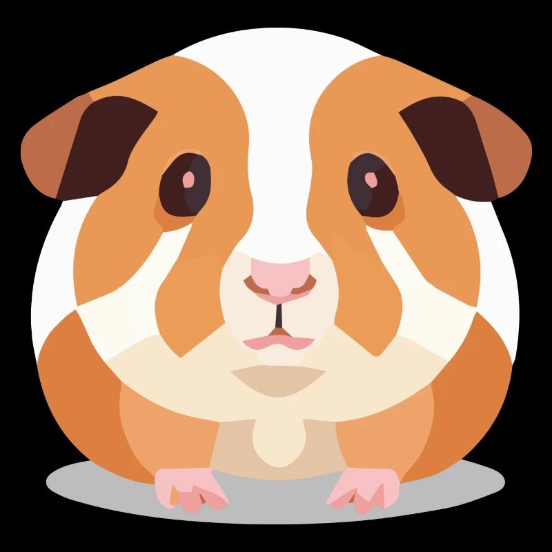 Cochon d’Inde Mignon Marron Blanc